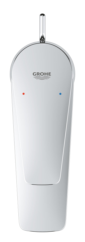 Baterie lavoar Grohe StartEdge S set de evacuare cu tija, cartus ceramic, levier metalic, limitator de temperatura, crom [2]