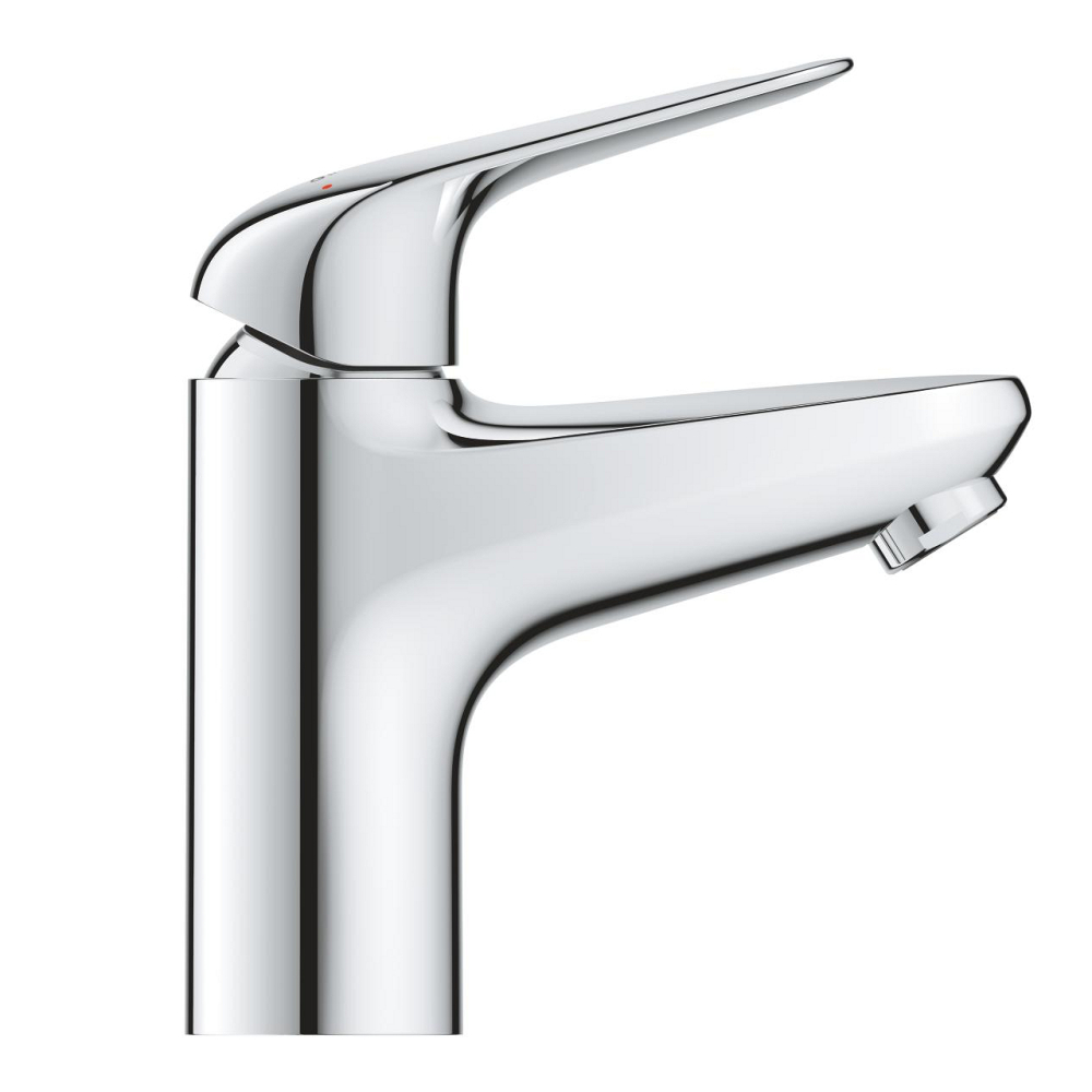 Baterie lavoar Grohe Swift S monocomanda, cartus ceramic, limitator de temperatura, set evacuare cu apasare, crom [2]