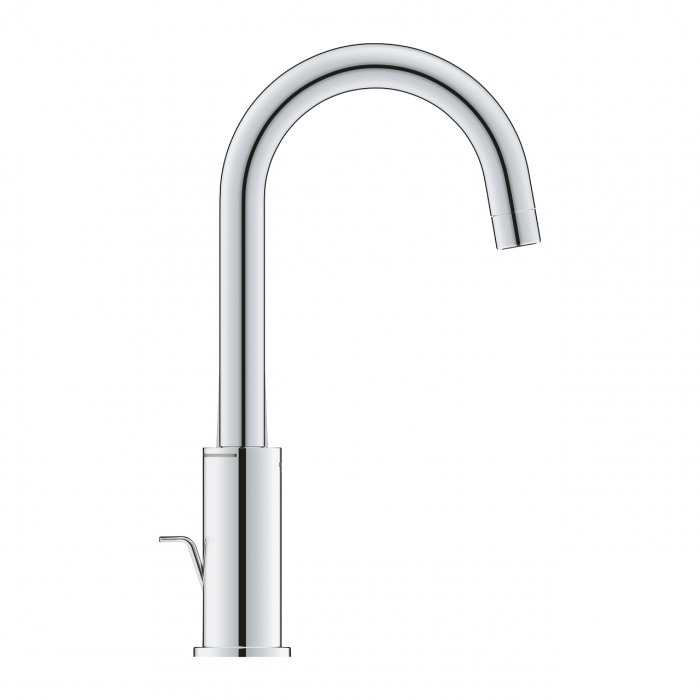Baterie lavoar inalta marimea L furtunuri flexibile cromata Grohe Eurosmart New [2]