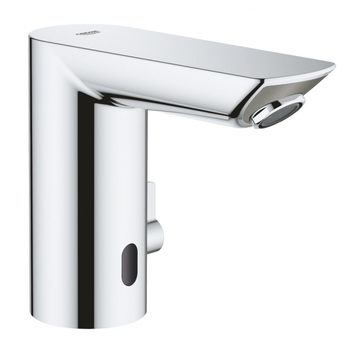 Baterie lavoar cu senzor cu mixare cromata furtunuri flexibile Grohe Bau Cosmopolitan E [2]