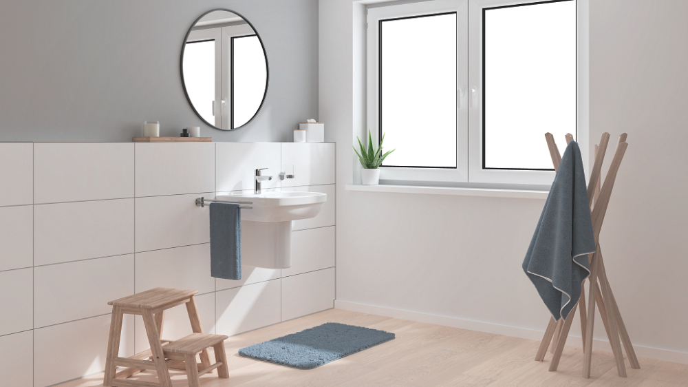 Baterie lavoar Grohe Start S monocomanda, cartus ceramic, set evacuare cu apasare, crom [6]