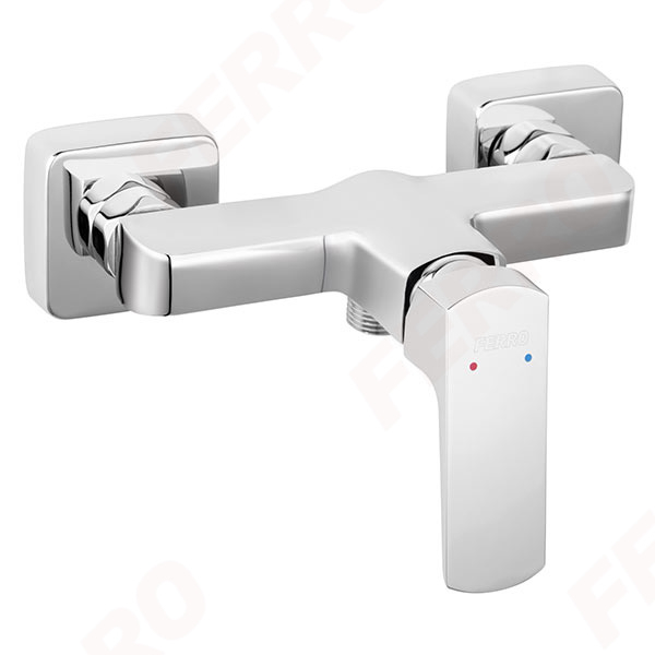 Baterie perete dus Ferro Vitto VerdeLine, crom fara accesorii [1]