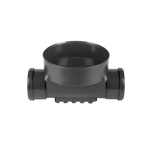 Baza camin din PVC model PIPE BASE, D.400 1in/1out D.110 - Vodaland gama Drain [1]