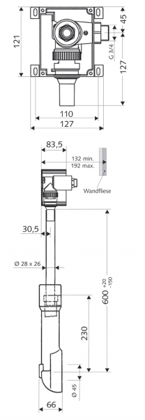 Robinet de spălare WC SCHELL COMPACT II 3/4" [2]
