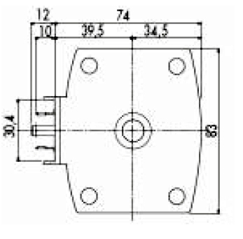 Bobina B60, Ø25,5, pentru 8417, 8418, 8419, 24Vca/12Vcc [2]