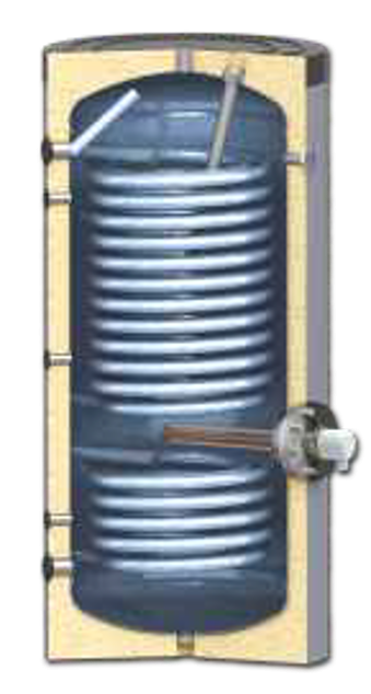 Boiler cu 2 serpentine pentru pompe de caldura 1000 litri Radox DOX WT2 SX [1]