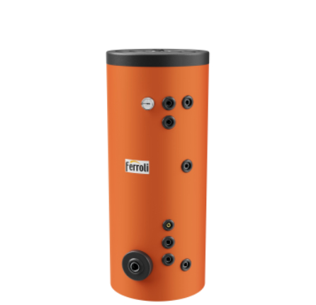 Boiler cu acumulare Ferroli cu doua serpentine paralele, model Ecounit Double 200 litri [1]