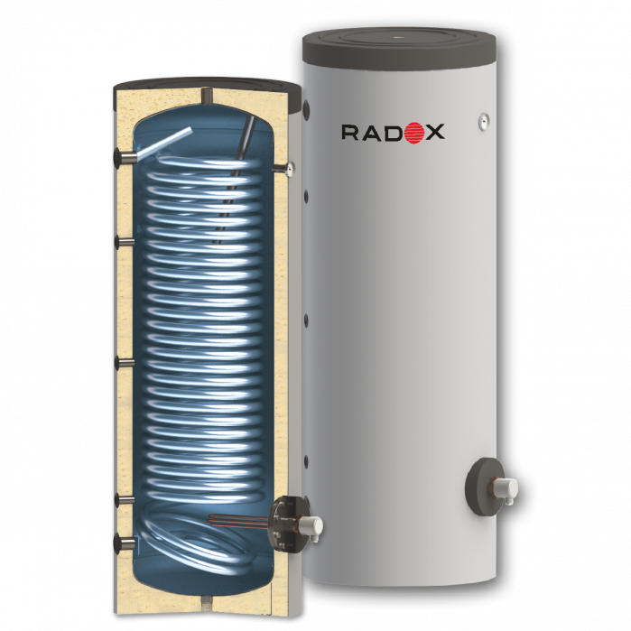 Boiler cu o serpentina extinsa pentru pompe de caldura 400 litri Radox DOX WT1 SXL [4]