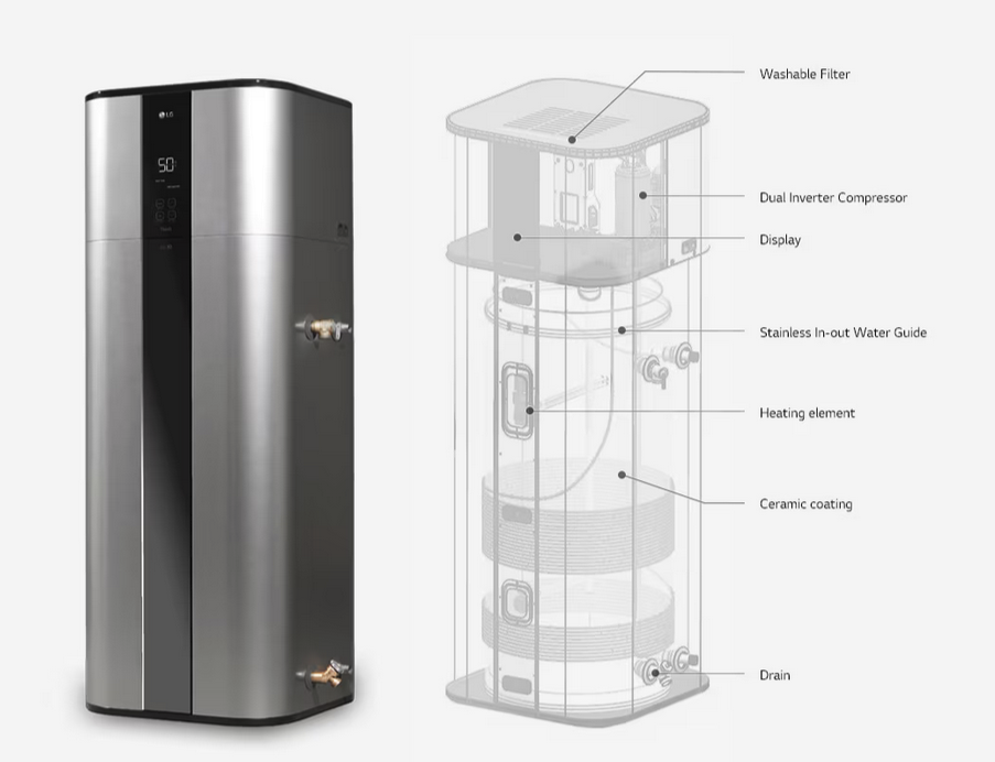 Boiler cu pompa de caldura 200 litri LG Therma V [3]