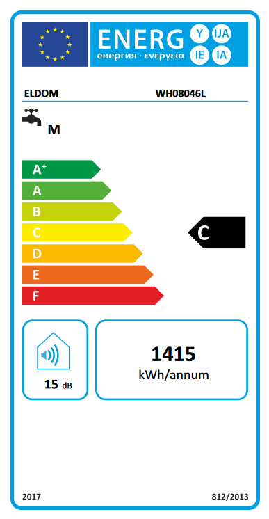 Boiler electric Eldom M1 80 litri 3 kw montaj orizontal [3]