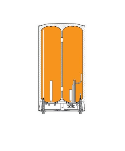 Calentador de agua eléctrico vertical FERROLI Titano BF 50L