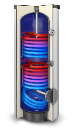 Boiler solar cu doua serpentine 400 litri Galmet Tower Biwal SGW(S)B 400 [2]