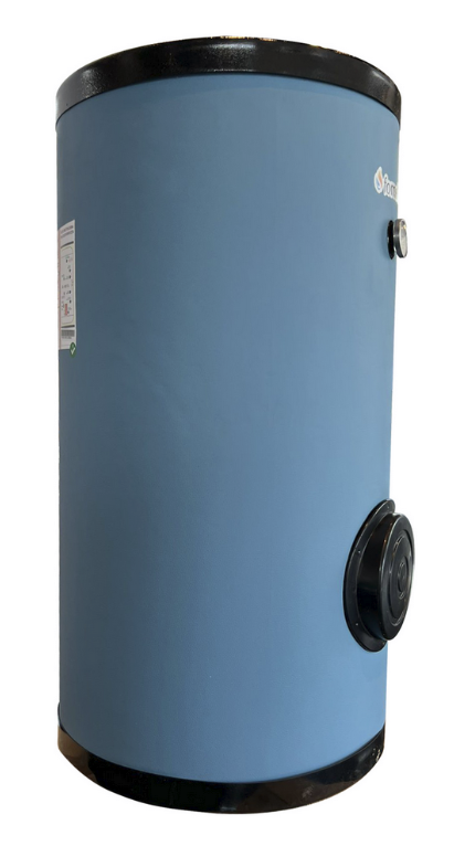 Boiler pentru pompa de caldura cu doua serpentine marite FORNELLO SOL HP 300 LT 2S montaj pe sol, izolatie termica, manta de protectie, flansa de vizitare - Copie [2]