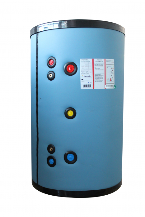 Boiler pentru pompa de caldura cu serpentina marita FORNELLO SOL HP 300 LT 1S montaj pe sol, izolatie termica, manta de protectie , flansa de vizitare [4]