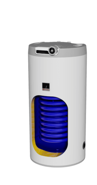 Boiler stativ indirect Drazice OKC 100 NTR 100 litri, 6 bar, cu racorduri laterale si serpentina simpla [1]