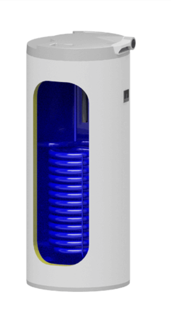 Boiler stativ indirect Drazice OKC 160 NTR 160 litri, 6 bar, cu racorduri laterale si serpentina simpla [1]
