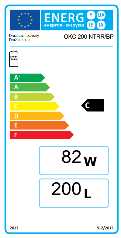 Boiler stativ indirect Drazice OKC 200 NTRR/BP 200 litri, 6 bar, cu racorduri laterale, flansa laterala de curatare si serpentina dubla [3]