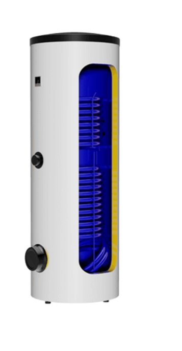 Boiler stativ indirect Drazice OKC 300 NTRR/SOL pentru sisteme solare, 300 litri, 10 bar, cu serpentina dubla [1]