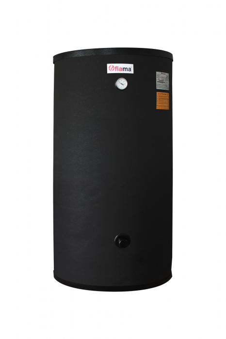 Boiler cu 2 serpentine FIAMA WPC HT 200 LT 2S, pentru centrala termica si solar, montaj pe sol, izolatie termica, manta de protectie, serpentine bivalent [1]