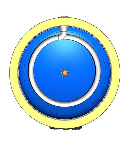 Boiler cu 2 serpentine FIAMA WPC HT 200 LT 2S, pentru centrala termica si solar, montaj pe sol, izolatie termica, manta de protectie, serpentine bivalent [7]