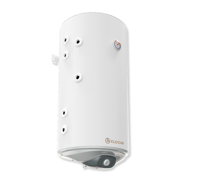 Boiler termoelectric Eldom seria Green Line 100 litri cu doua serpentine in paralel si rezistenta electrica 2 kW [1]