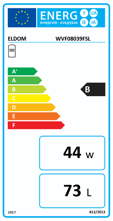 Boiler termoelectric Eldom M2 80 litri cu o serpentina pe stanga si rezistenta electrica 2 kW [4]