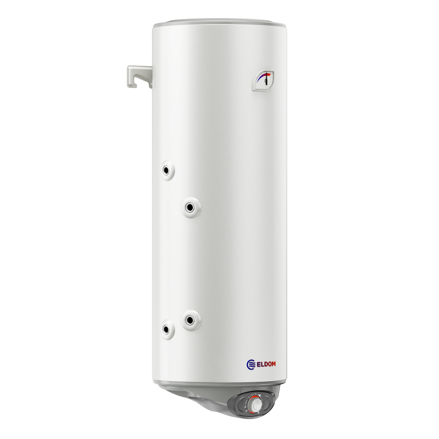 Boiler termoelectric Eldom M2 80 litri cu o serpentina pe stanga si rezistenta electrica 2 kW [1]