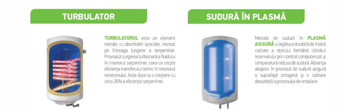 Boiler termoelectric cu o serpentina, 150 litri, 1500 W, poliuretan expandat, reglaj extern al temperaturii, Fornello Optima GCVS 1504415 D09 TRP [9]