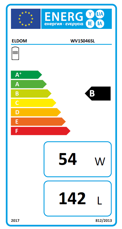Boiler termoelectric Eldom seria Green Line 150 litri cu o serpentina pe stanga si rezistenta electrica 3 kW [3]