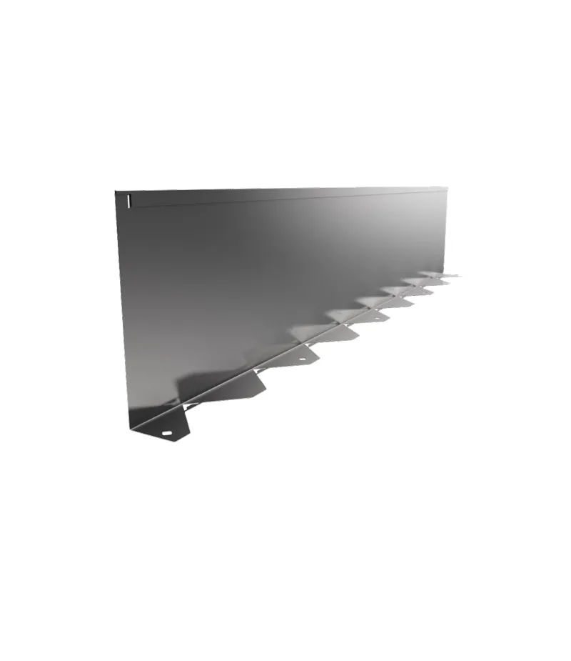Bordura de drenaj din INOX STAINLESS pentru pavaj STEEL EDGING L=1m H=150mm - Vodaland gama Terra [1]