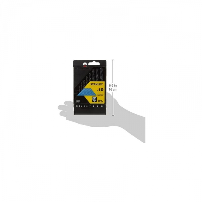 Set Burghie HSS-R Stanley STA56030, 1-10 mm, 10 piese [3]