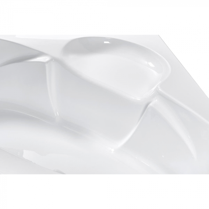 Cada de baie colt din acril, 1400 x 1400 x 410 mm, Fibrocom Apollo [3]