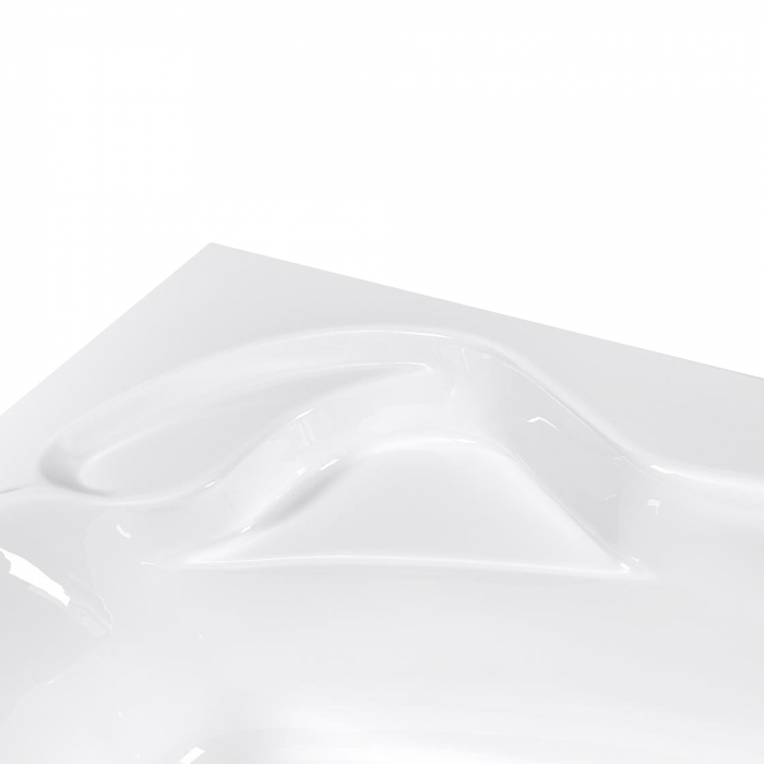 Cada de baie colt din acril, 1600 x 1050 x 400 mm, stanga, Fibrocom Ares [2]