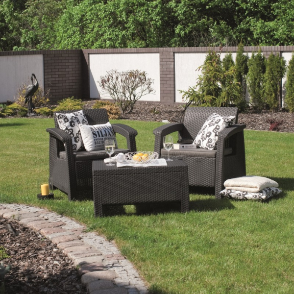 Set mobilier de gradina, grafit, Keter Corfu Weekend [5]