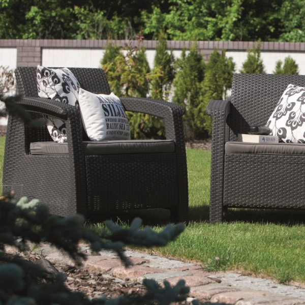 Set mobilier de gradina, grafit, Keter Corfu Weekend [6]