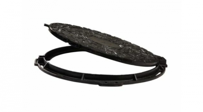 Capac de fonta rotund, 700 x 585 mm, B125 [2]