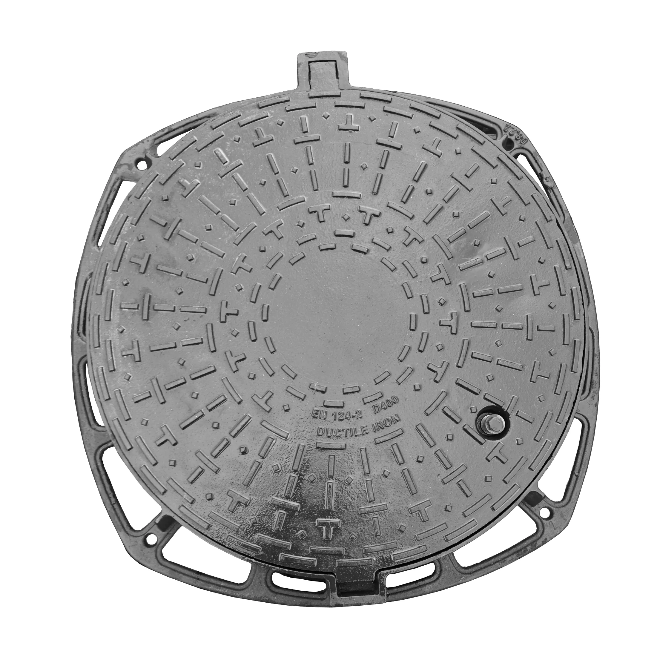 Capac din fonta rotund D.820 PL.595 Hext.102 cu inchizator D400 - Vodaland gama Urban [1]
