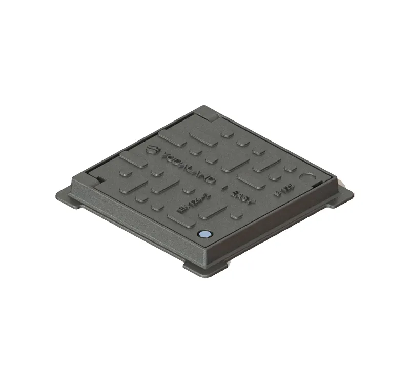 Capac din fonta patrat cu rama 320x320 Hext.37 PL.250x250 B125 - Vodaland gama Urban [1]