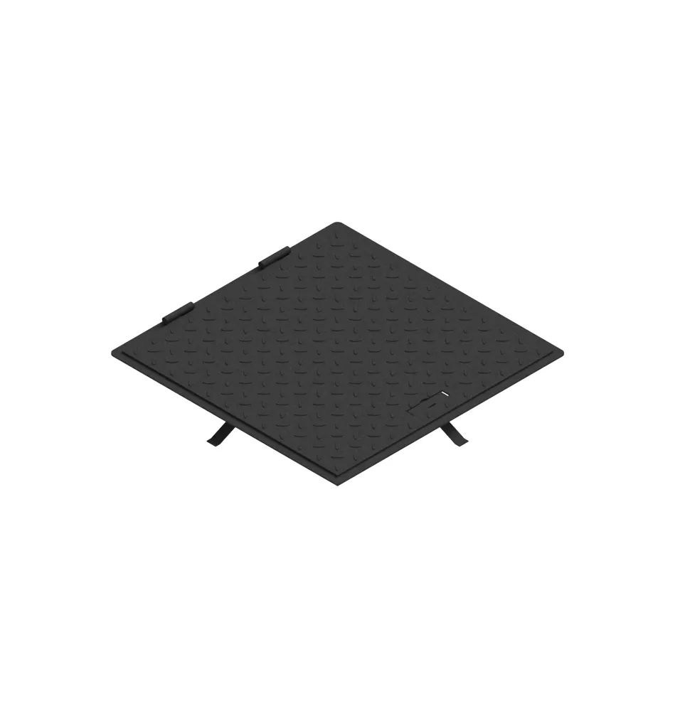 Capac din metal vopsit access patrat 500x500 PL.440x440 Hext.33 pietonal cu maner - Vodaland gama Urban [1]