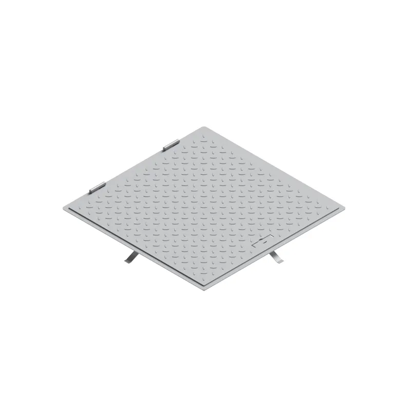 Capac otel zincat access patrat 600x600 PL.540x540 Hext.33 pietonal cu maner - Vodaland gama Urban [1]
