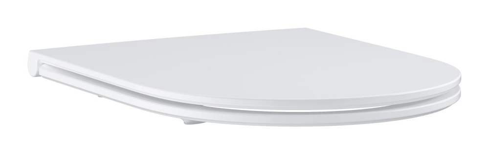 Capac WC Grohe Bau Ceramic WC-seat soft close, eliberare rapida, soft close, set fixare, pt 39910000, alb [4]