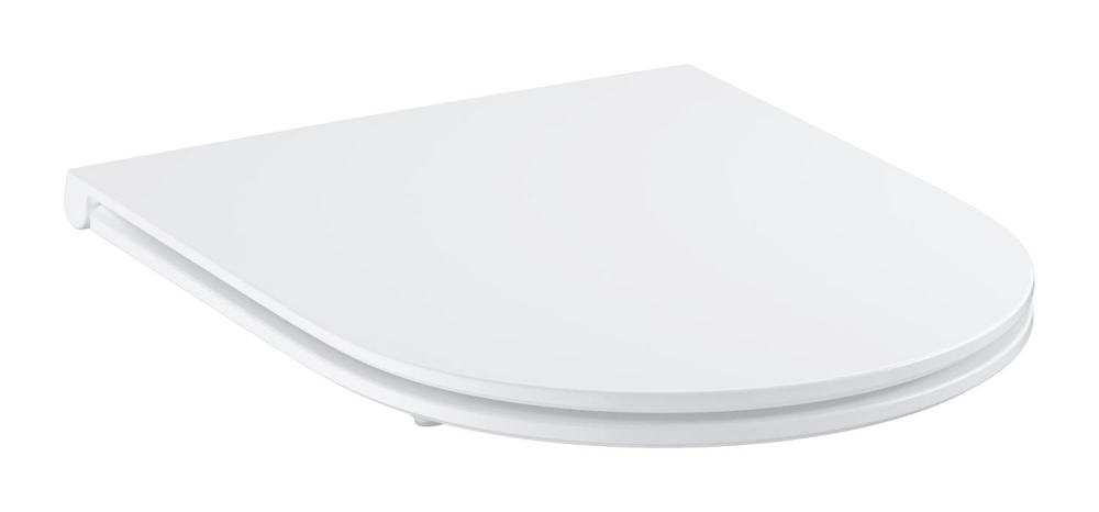 Capac WC Grohe Bau Ceramic WC-seat soft close, eliberare rapida, soft close, set fixare, pt 39910000, alb [8]