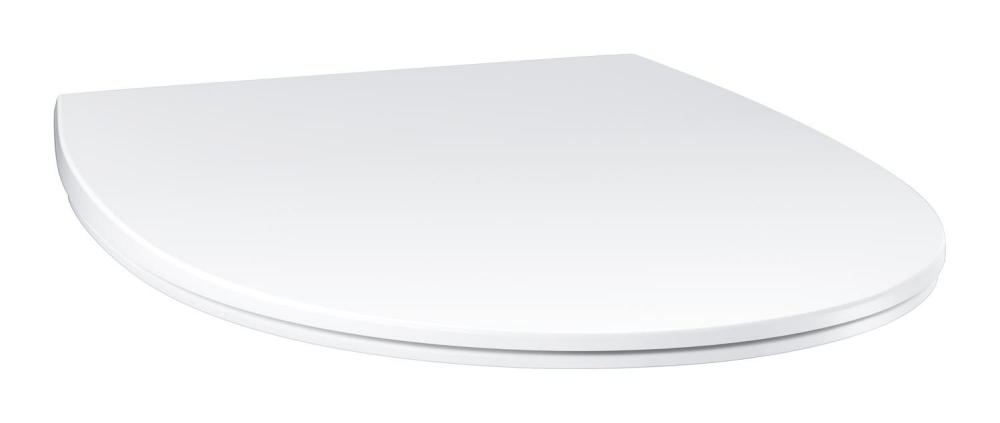 Capac WC Grohe Bau Ceramic WC-seat soft close slim, design slim, eliberare rapida, set de fixare inclus, soft close, alb [7]