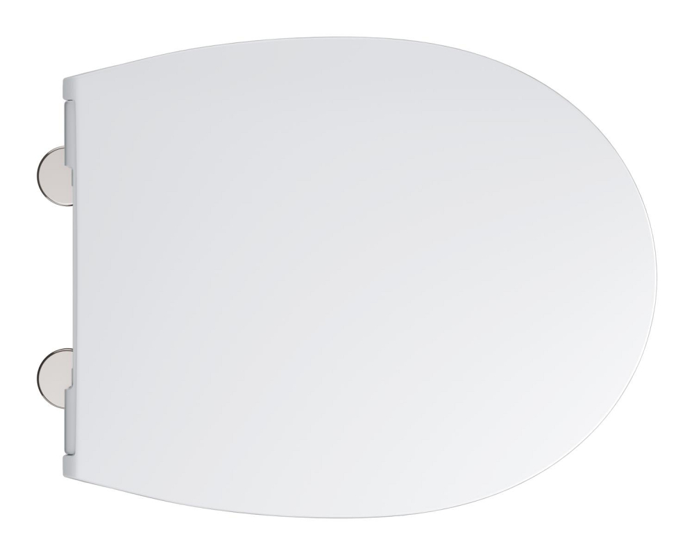 Capac WC Grohe Bau Ceramic WC-seat soft close slim, design slim, eliberare rapida, set de fixare inclus, soft close, alb [5]