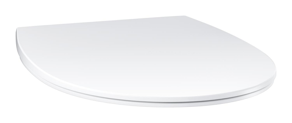 Capac WC Grohe Bau Ceramic WC-seat, softclose, eliberare rapida, duroplast, set fixare, alb [4]