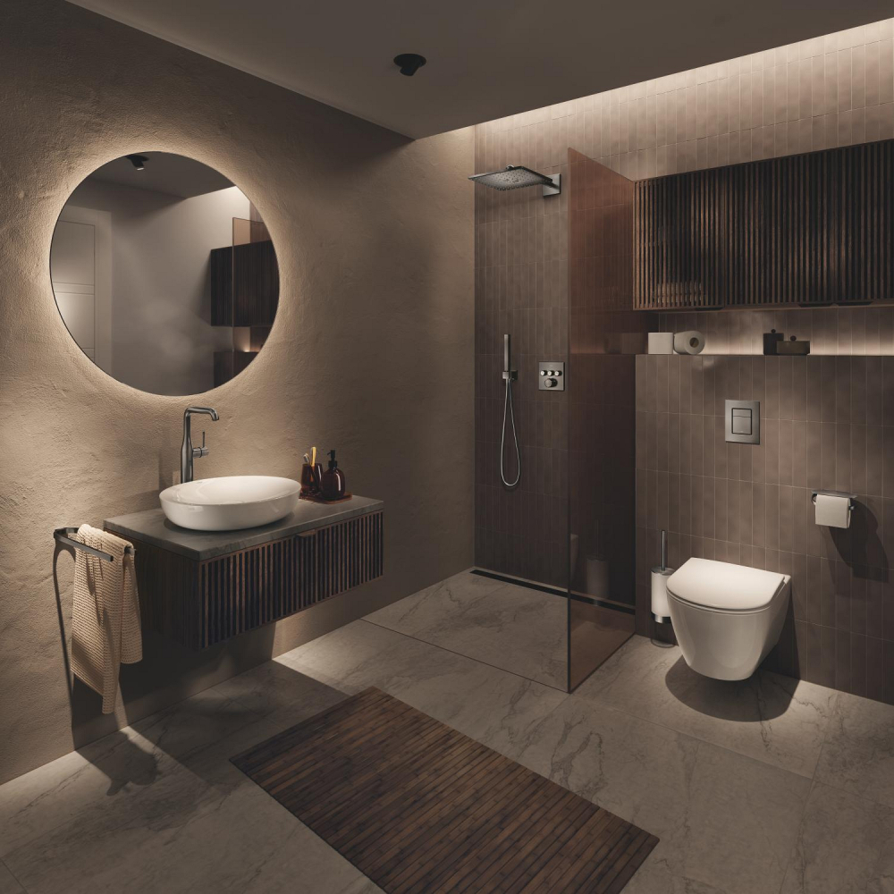 Capac WC Grohe Essence WC-seat soft close, softclose, eliberare rapida, duroplast, set fixare, alb [11]