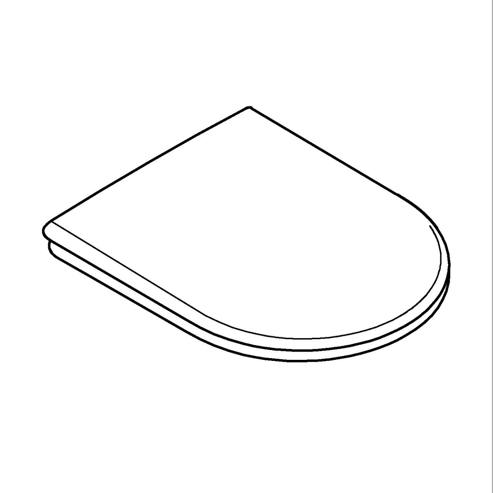 Capac WC Grohe Essence WC-seat soft close, softclose, eliberare rapida, duroplast, set fixare, alb [12]