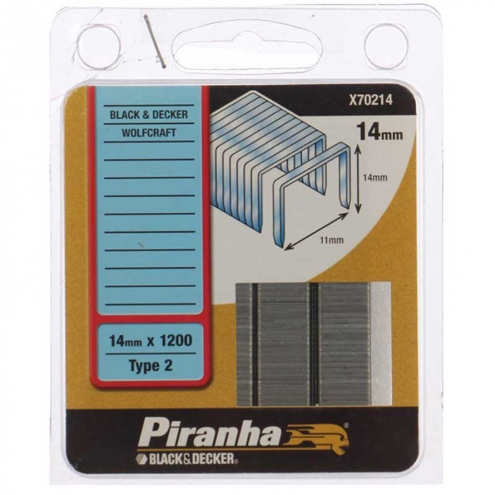 Capse Black+Decker X70214 Type 1 11x14 mm 1200 bucati/set [1]