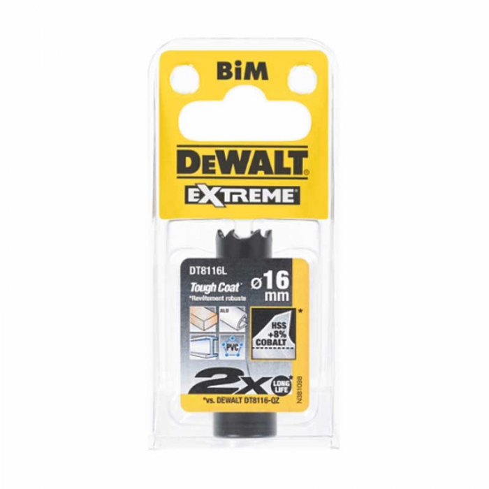 Carota DeWALT DT8116L 2x Life BiM 16mmx37mm [1]