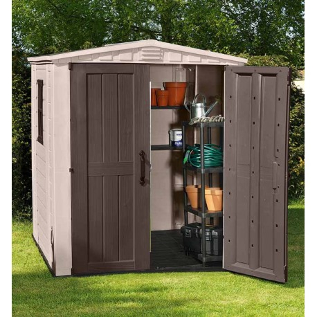 Casuta gradina Keter Factor 6x6 cu usa dubla [5]